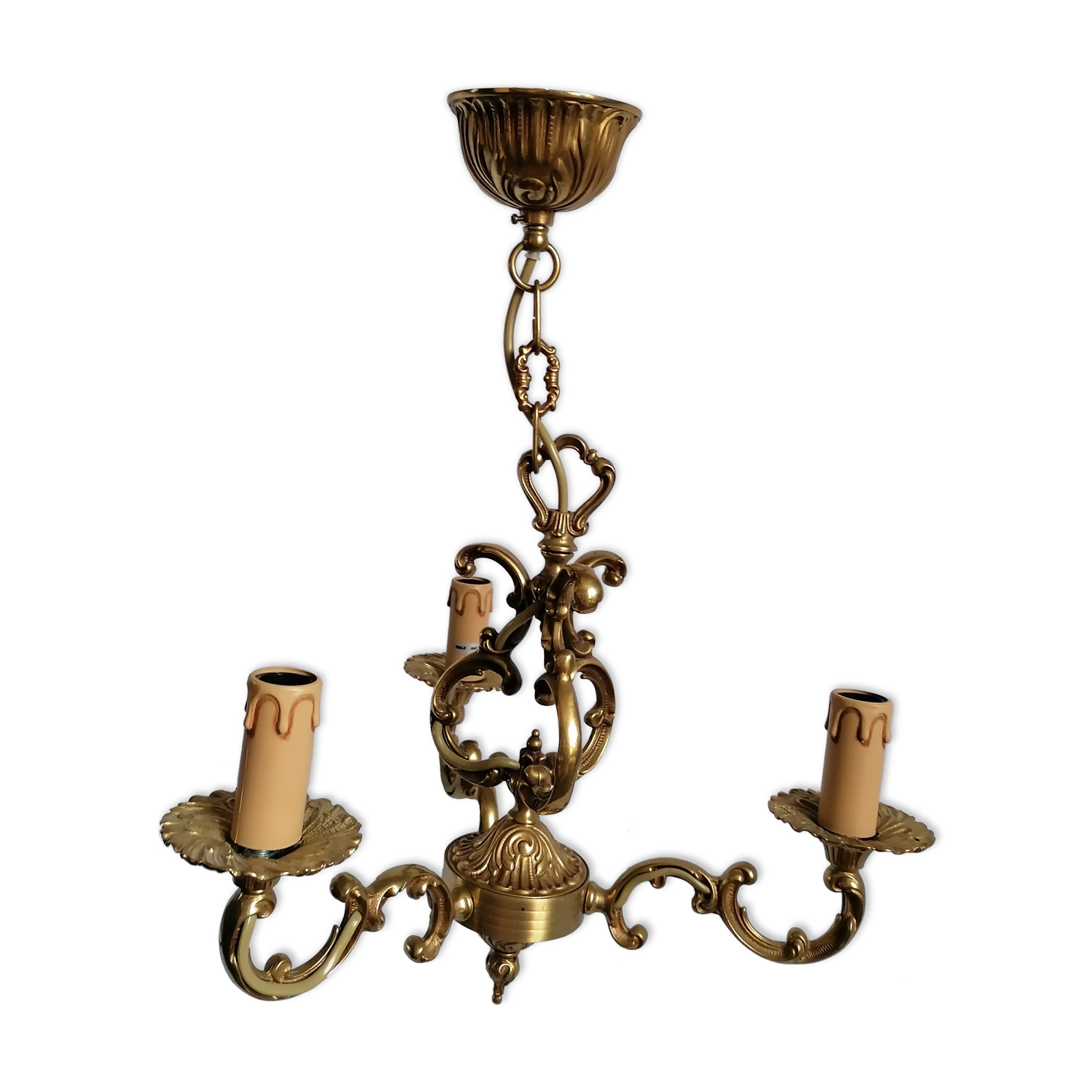 Bronze chandelier 3 lights