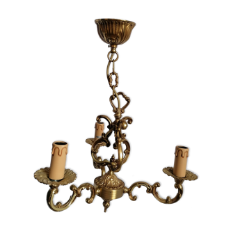 Bronze chandelier 3 lights