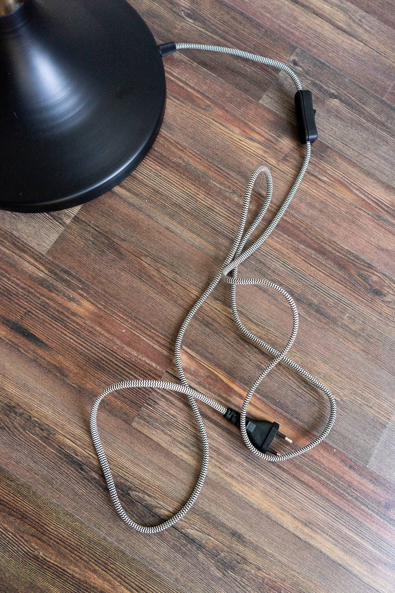 Vintage glass metal floor lamp, 80s