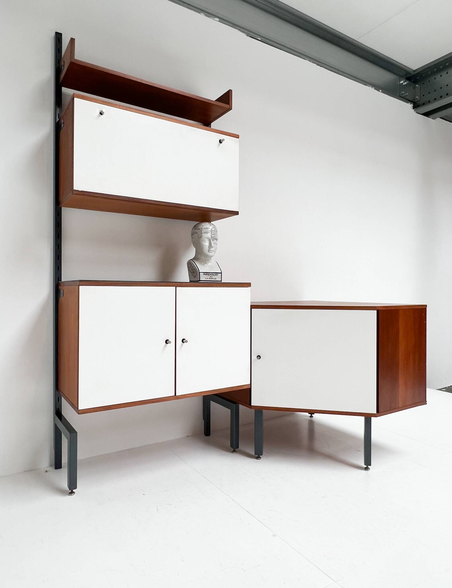 Système mural vintage Simpla Lux 2 unités, années 1960