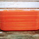 Orange fiberglass top