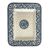 Très grand plat de présentation gien 1937 guirlandes