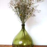15-litre green demijohn