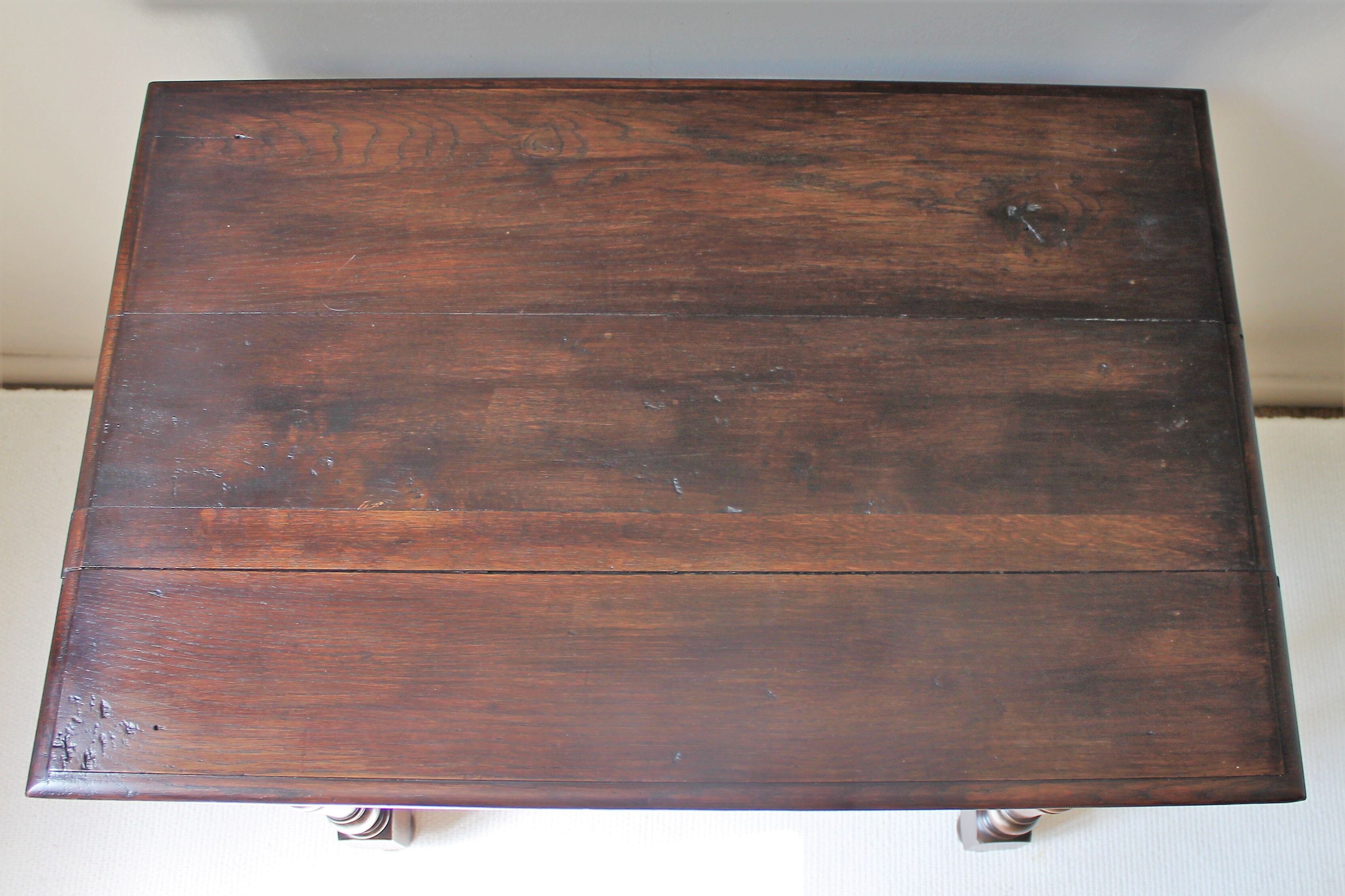 19th century solid oak desk