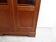 Vintage Dutch oak 2 door bookcase