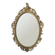 Oval mirror in Baroque style