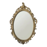 Oval mirror in Baroque style