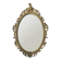 Oval mirror in Baroque style
