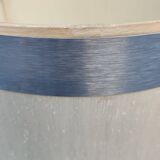 Cylindrical aluminum floor lamp