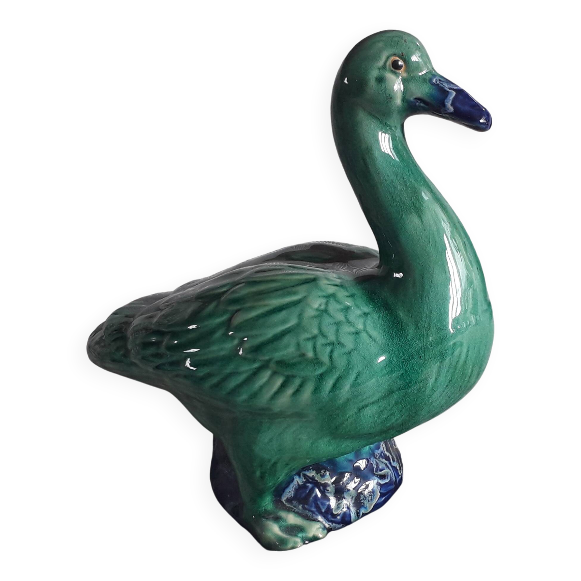 Vintage ceramic large duck
