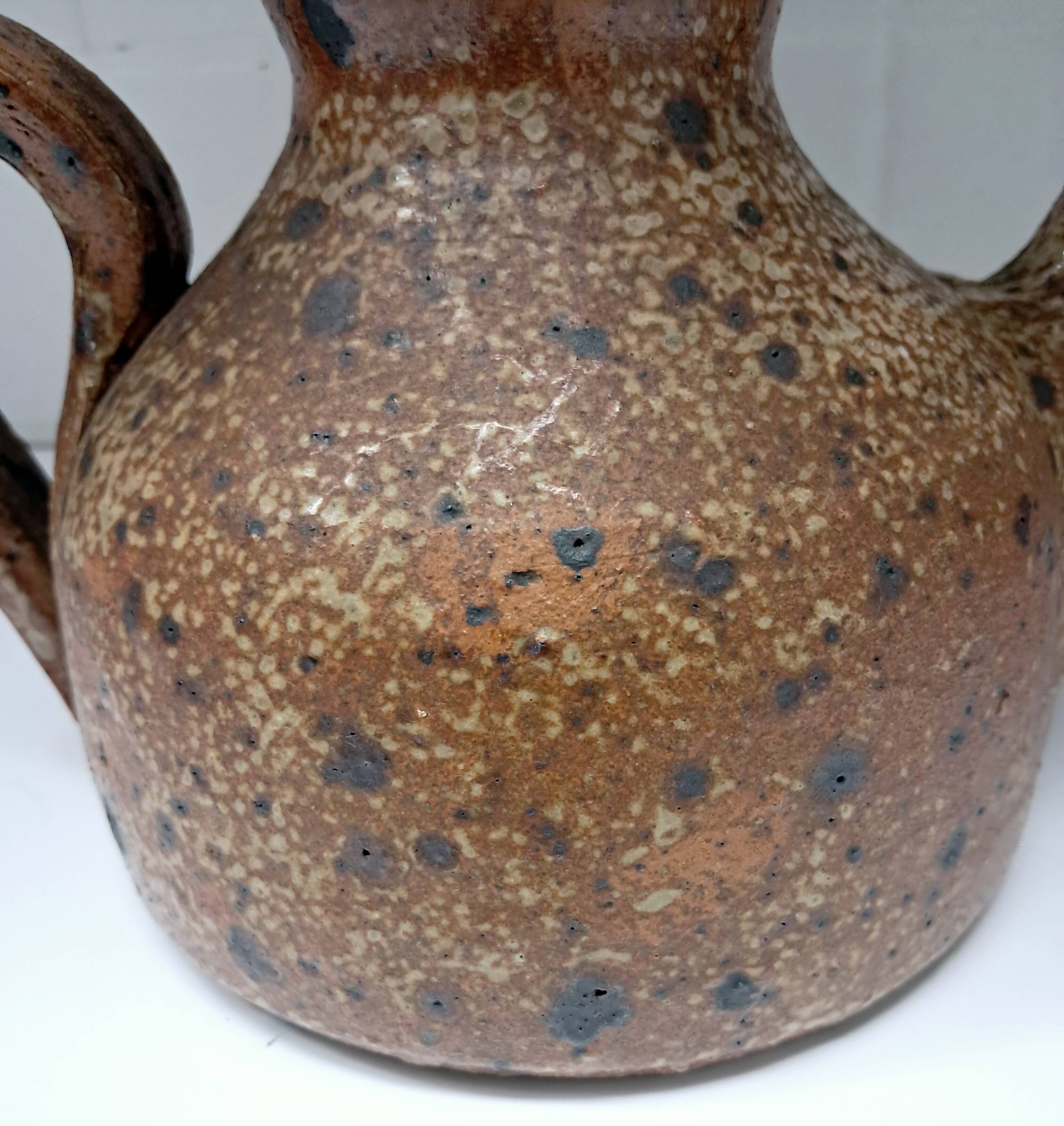 Pyrite stone teapot. 1960s. Numbered.