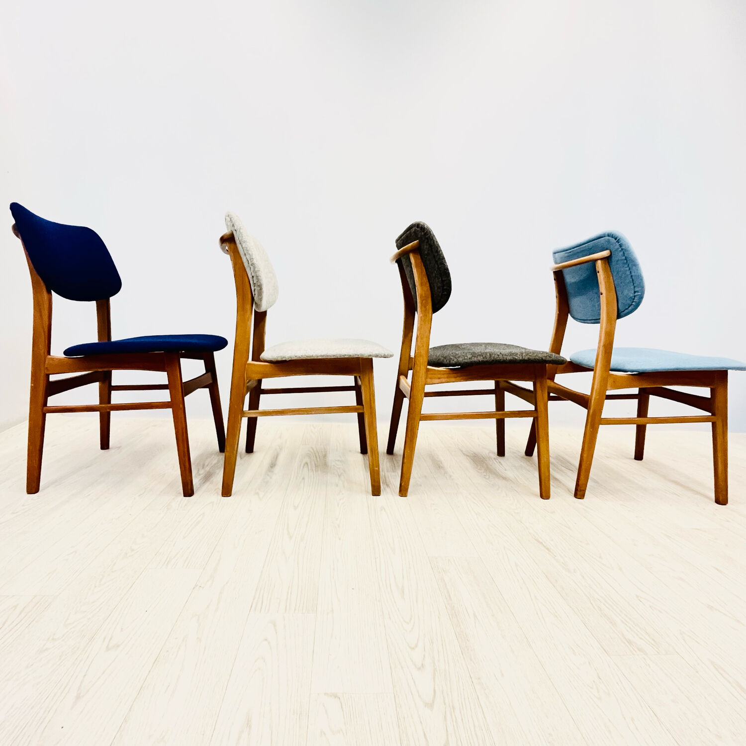 Set of four dining chairs