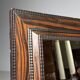 Miroir vintage à cadre cannelé
