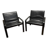 Pair of designer armchairs Matteo Grassi Italy