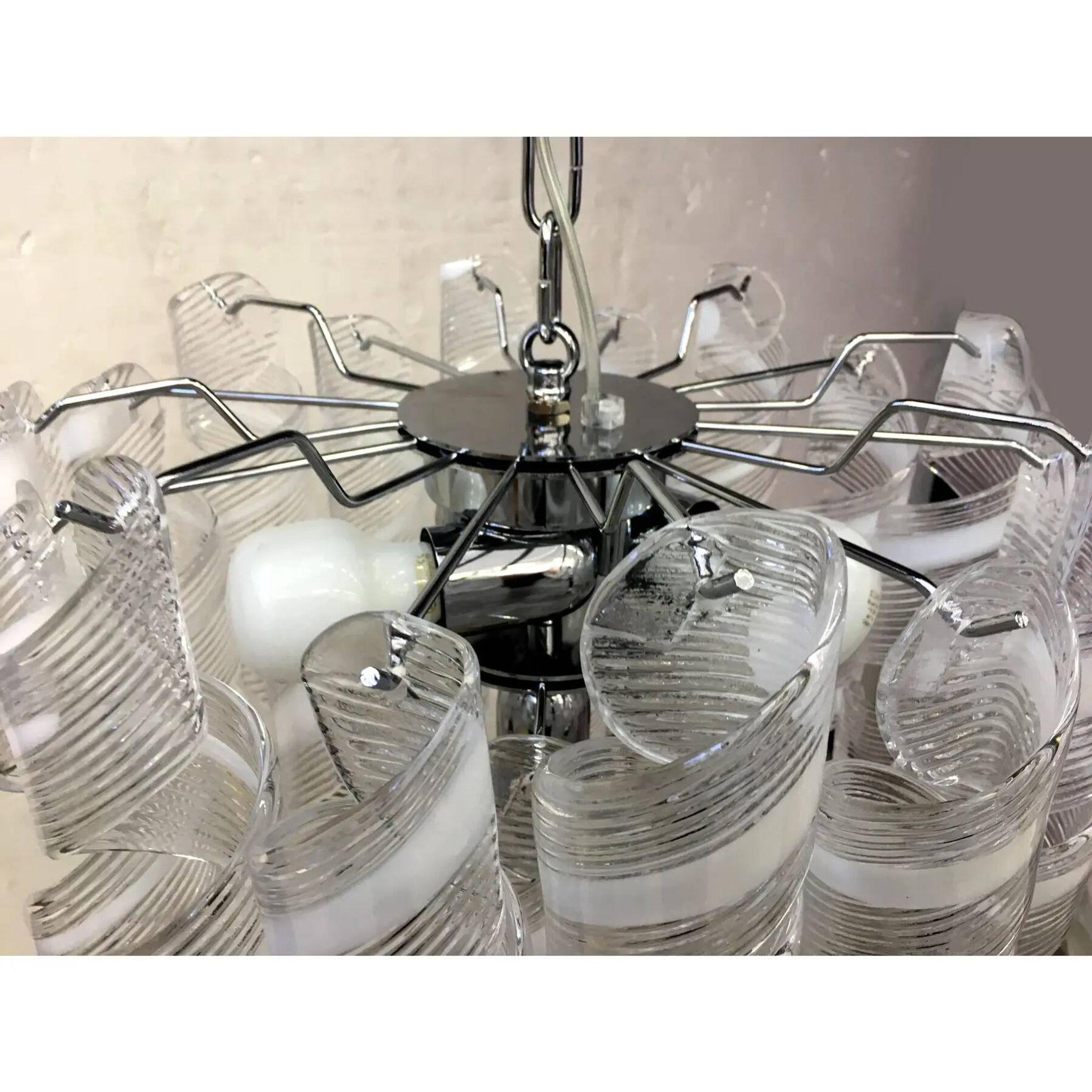 Mazzega-Style Murano Glass Sputnik Chandelier