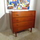 Chest of drawers vintage 60s teak