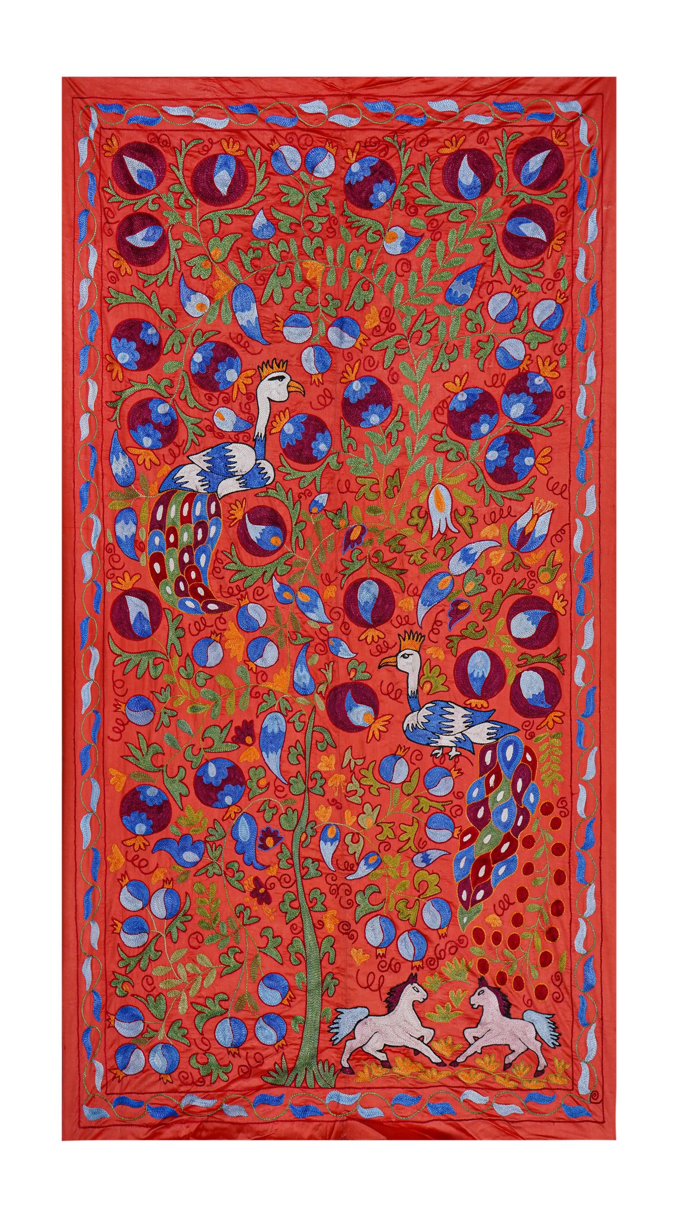 Hand-knotted rug, vintage Turkish rug 103x185 cm