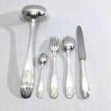 SFAM - Cutlery set 49 pieces Art Deco Silver Metal