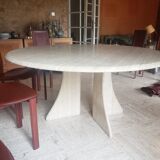 Table en travertin Roche Bobois