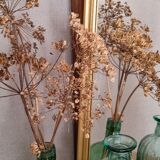Miroir vintage bois doré