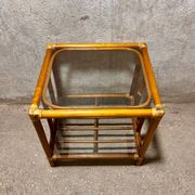 Vintage rattan coffee table