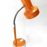 Orange desk or table lamp Italy 1970