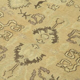 Tapis beige anatolien tissé à la main 150 cm x 223 cm
