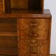 Rurka Glass Cabinet in Burl Walnut, Art Deco – 1940