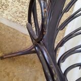 Curved wooden cradle