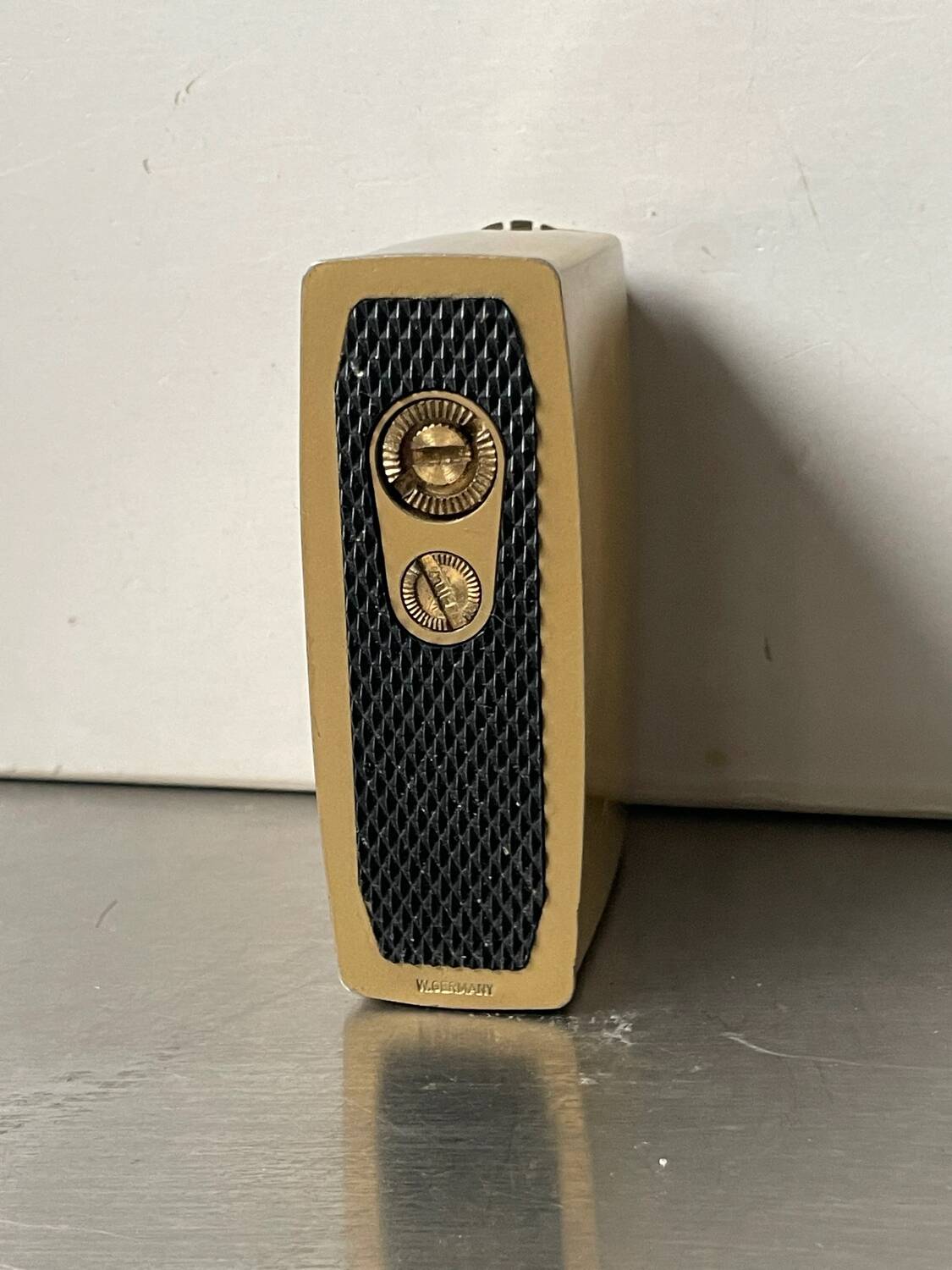 Vintage metal table lighter designed by sigvard bernadotte