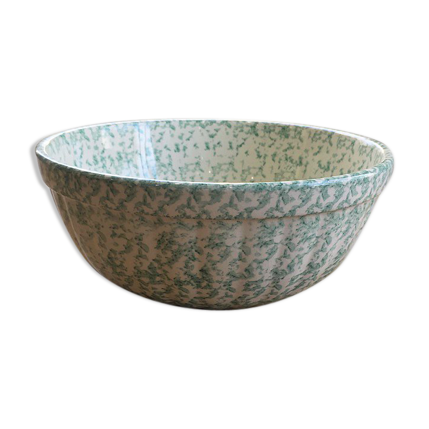 Green speckled flat XL