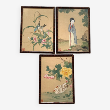 Set of 3 Japan vintage prints