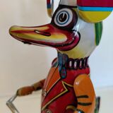 Duck mechanical toy with tinplate metal key