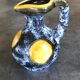Ceramic pitcher fat lava from vallauris 14.5 cm