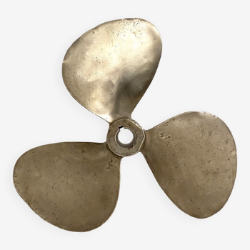 Large bronze antique boat propeller