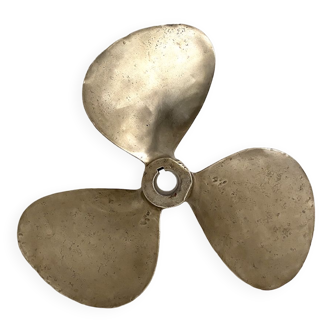 Large bronze antique boat propeller