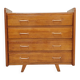 Commode vintage 4 tiroirs 1960