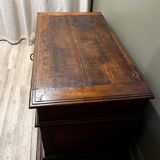 19th-century oak chest