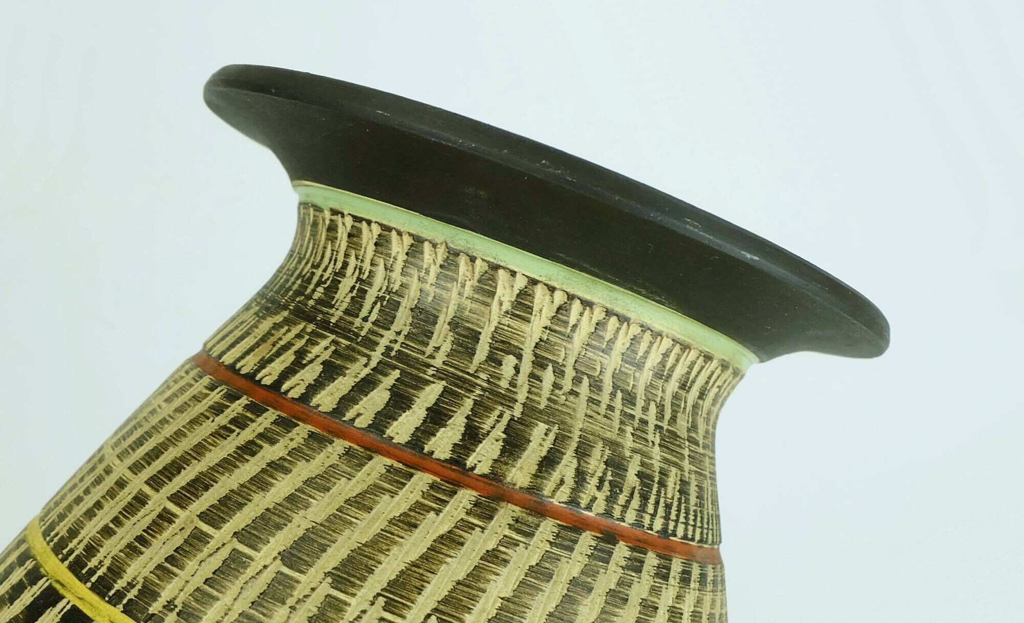 duemler & breiden 1950's mid century VASE floorvase model 32/35 sgraffito
