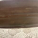 Suspension en cristal et bronze, années 40