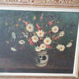 Oil on panel signed 79 cm x 69 cm