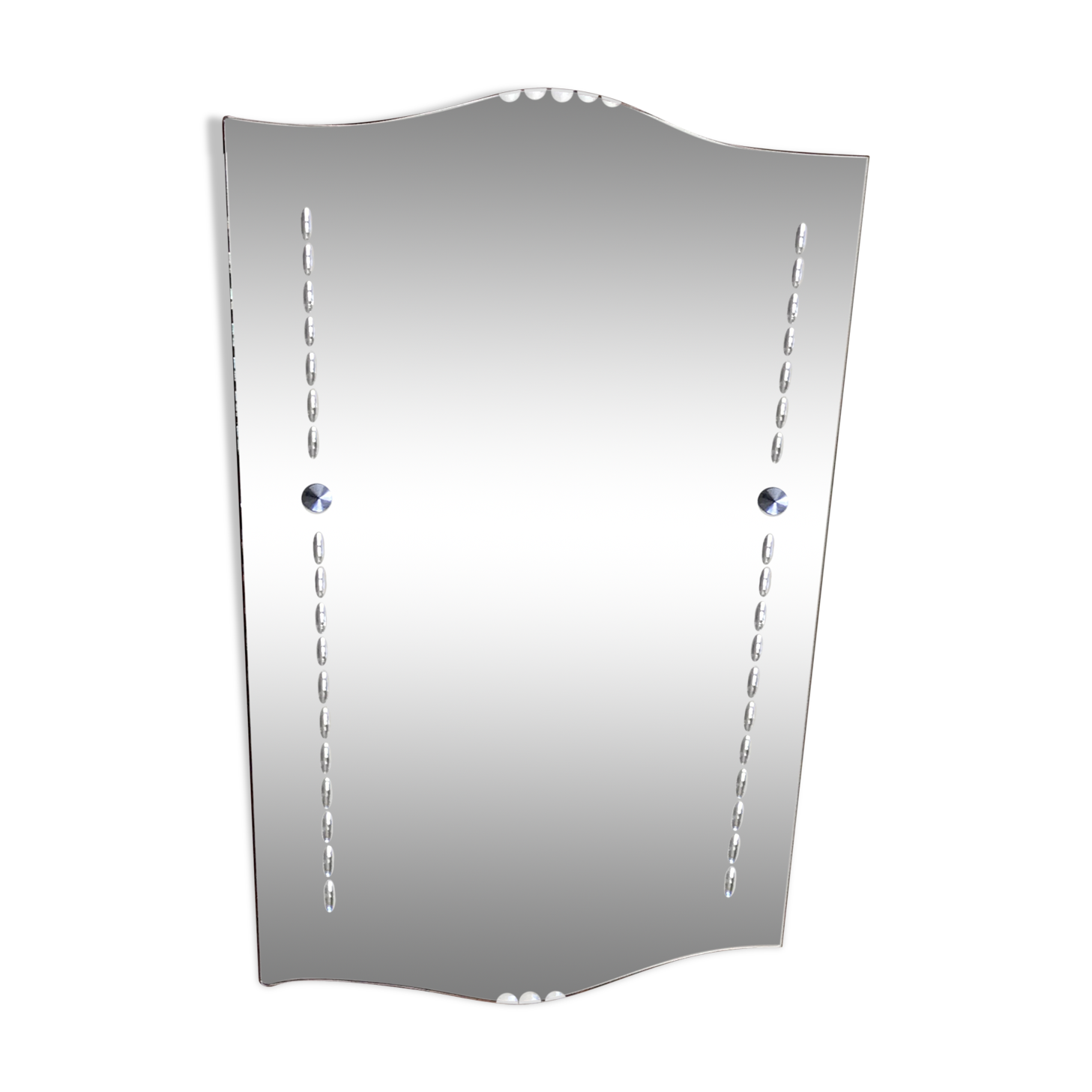 Mirror shape free vintage 66 X 47cm
