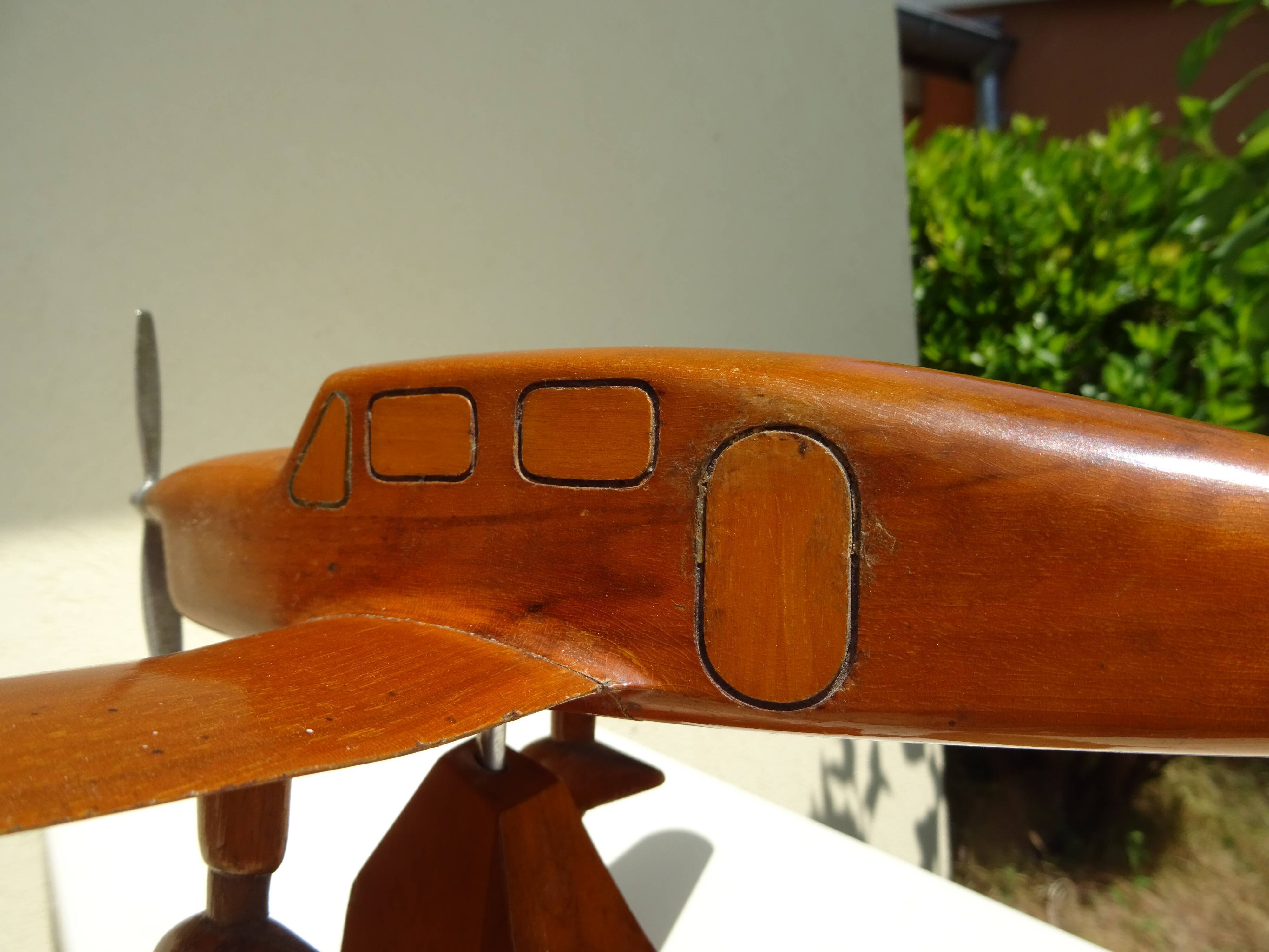 Wooden plane Art Deco 30 years 40