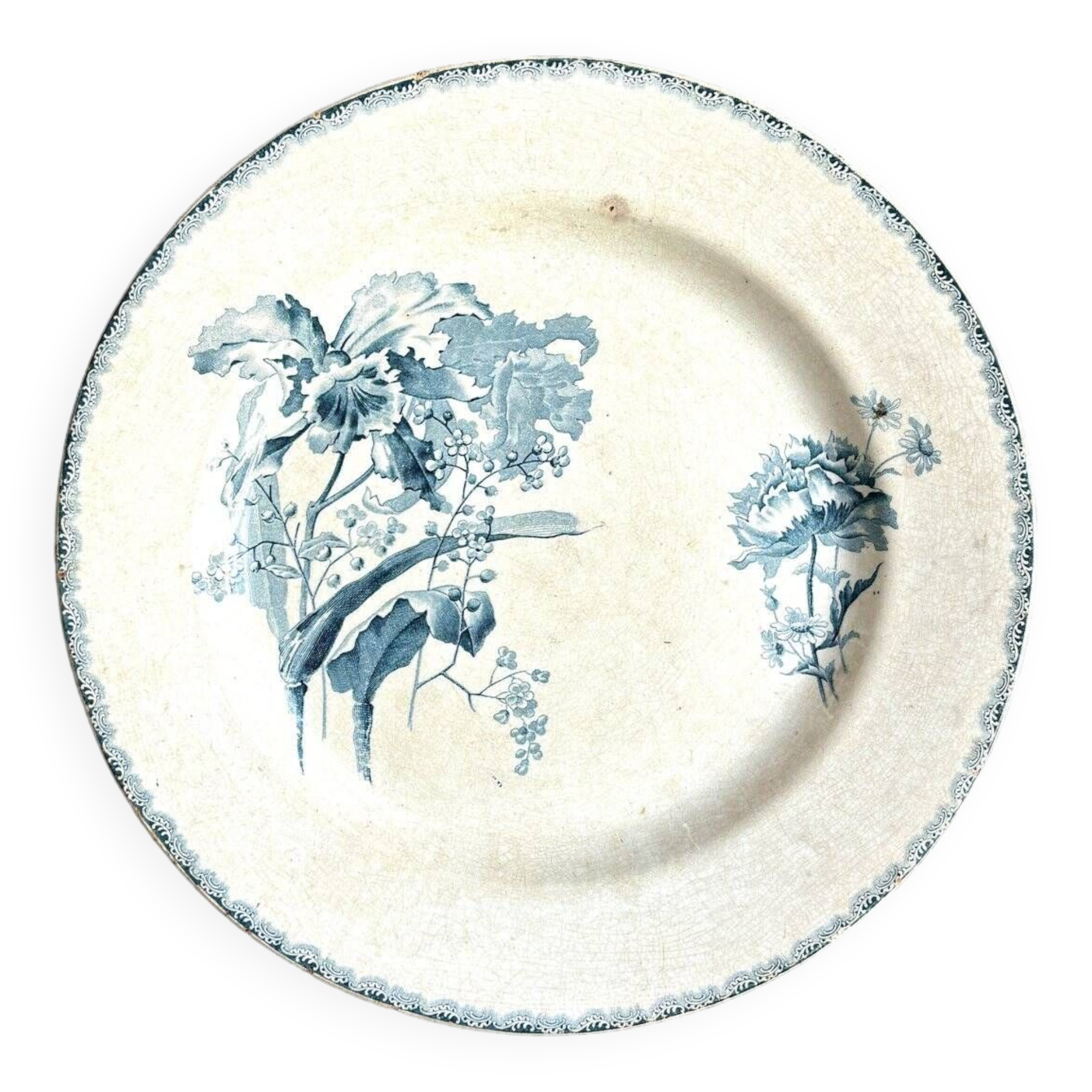 HB&Cie round iron clay dish, “Provençal” service