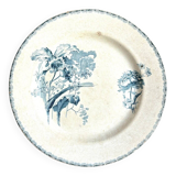 Plat rond HB&Cie en terre de fer, service "Provençal"