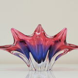 Art  Glass Bowl Designed by  Josef Hospodka for Chribska,1960's.