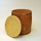Vintage birch taburette with removable top lid Sweden 1972