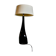 Large vintage ceramic lamp for drimmer 1970