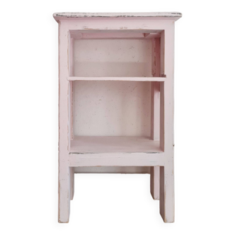 Etagère - meuble rose patiné