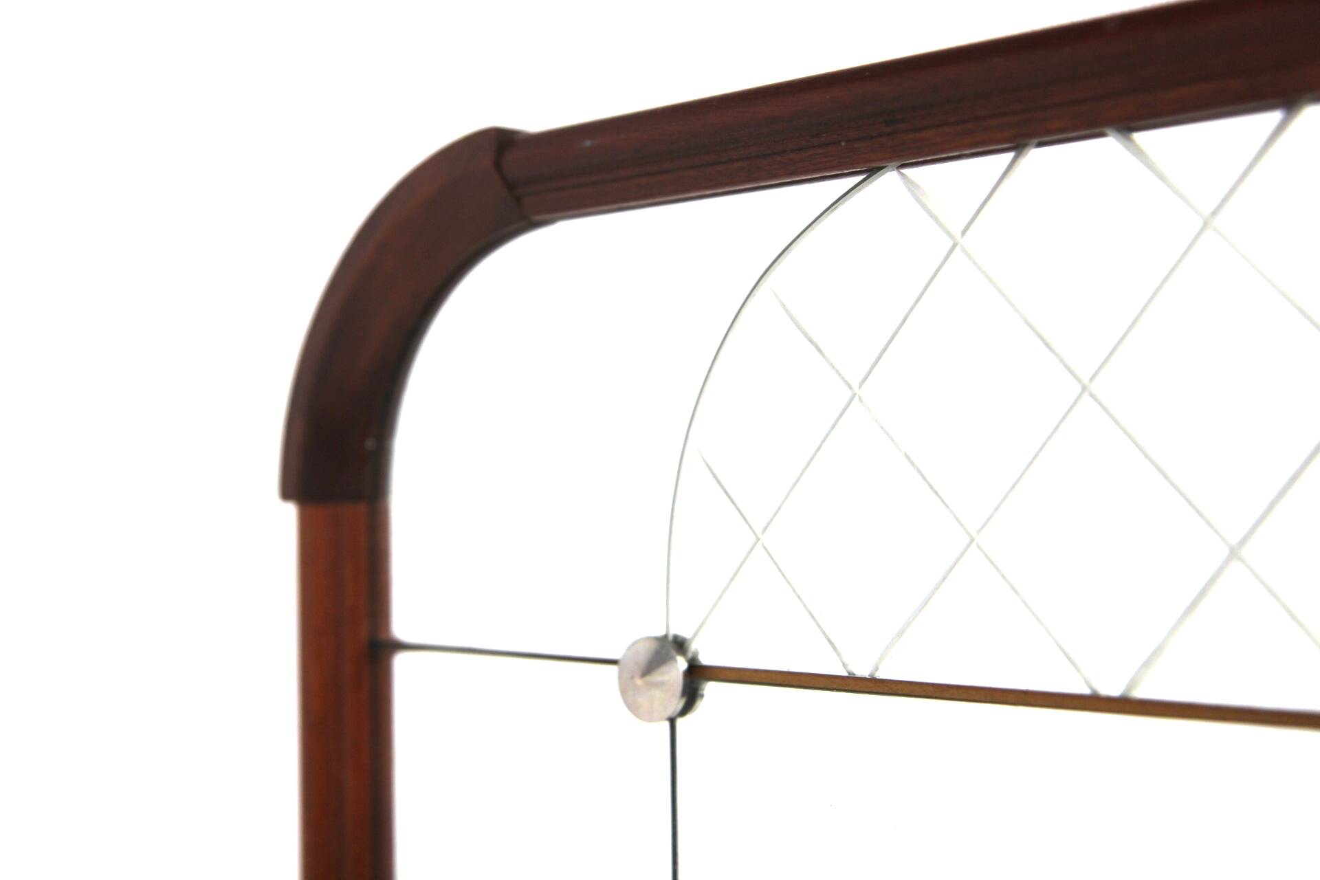 Scandinavian mahogany mirror, Glas & Trä, Sweden, 1960, 103x62cm